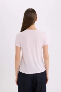 DeFacto Regular Fit Crew Neck Basic Plain Short Sleeve T-Shirt - Image 6