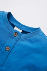 DeFacto Baby Size Basic Button Collar Short Sleeve T-Shirt - Image 2
