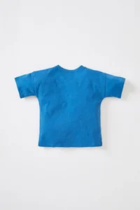 DeFacto Baby Size Basic Button Collar Short Sleeve T-Shirt - Image 4