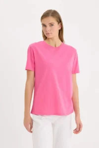 DeFacto School Regular Fit Crew Neck Short Sleeve 100% Cotton T-Shirt - Image 4
