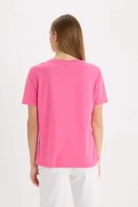 DeFacto School Regular Fit Crew Neck Short Sleeve 100% Cotton T-Shirt - Image 6