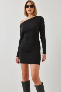Bianco Lucci Women Boat Neck Dress 390 - Image 7