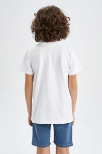 DeFacto Boys' Crew Neck Short Sleeve T-Shirt - Image 4