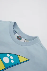DeFacto Baby Boy Paw Patrol Crew Neck Combed Cotton Short Sleeve T-Shirt X2843a222hs - Image 2