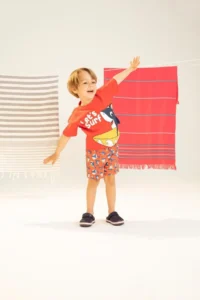 DeFacto Baby Boy Crew Neck Animal Patterned Combed Cotton Short Sleeve T-Shirt - Image 3