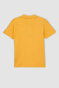 DeFacto Boys' Regular Fit Basic Short Sleeve T-Shirt - Image 3