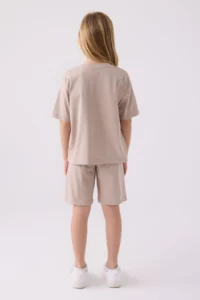 US Polo Assn. Us Polo Shirt Assn Girls' Cream Bermuda Set - Image 5