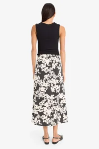 DeFacto A-Line Floral Patterned Normal Waist Midi Skirt - Image 6