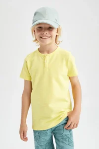 DeFacto Boy's Regular Fit Crew Neck Short Sleeve T-Shirt - Image 6