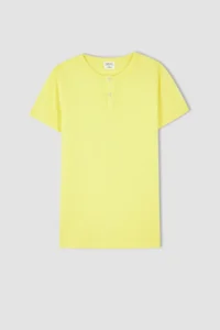 DeFacto Boy's Regular Fit Crew Neck Short Sleeve T-Shirt - Image 8
