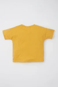 DeFacto Baby Boy Disney Mickey & Minnie Crew Neck Combed Cotton Short Sleeve T-Shirt - Image 6