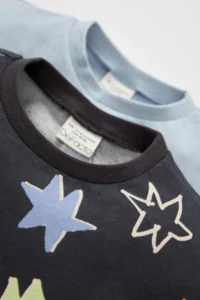 DeFacto Baby Size Printed 2 Sets Short Sleeve T-Shirt
