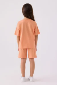 US Polo Assn. U.s. Polo Shirt Assn Girls' Brown Bermuda Set - Image 5