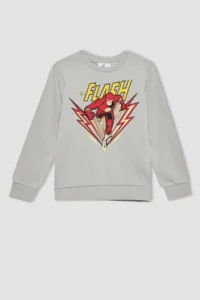 DeFacto Boys' The Flash Crew Neck Sweatshirt - Image 3