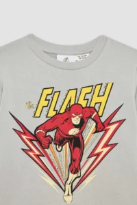 DeFacto Boys' The Flash Crew Neck Sweatshirt - Image 4