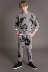 DeFacto Boy's Nba Current Teams Crew Neck Sweatshirt Y4130a622au - Image 2