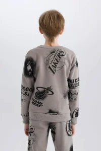DeFacto Boy's Nba Current Teams Crew Neck Sweatshirt Y4130a622au - Image 8