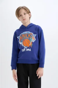 DeFacto Boy's Nba New York Knicks Hooded Sweatshirt - Image 4