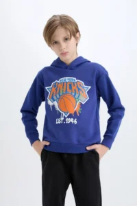 DeFacto Boy's Nba New York Knicks Hooded Sweatshirt - Image 6