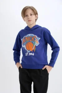DeFacto Boy's Nba New York Knicks Hooded Sweatshirt - Image 7