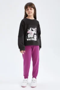 DeFacto Girl Disney Princess Crew Neck Sweatshirt Y4745a622au - Image 2