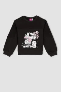 DeFacto Girl Disney Princess Crew Neck Sweatshirt Y4745a622au - Image 5