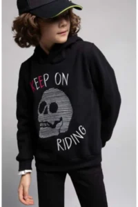 DeFacto Boys' hooded Sweatshirt... - Image 3