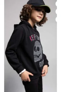 DeFacto Boys' hooded Sweatshirt... - Image 4