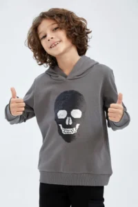 DeFacto Boys' Hooded Sweatshirt - Image 3