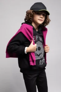 DeFacto Boys' Hooded Sweatshirt