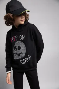 DeFacto Boys' Hooded Sweatshirt - Image 3
