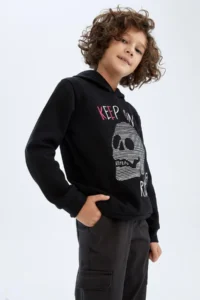 DeFacto Boys' Hooded Sweatshirt - Image 5