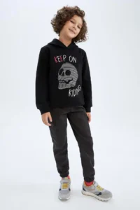 DeFacto Boys' Hooded Sweatshirt - Image 6
