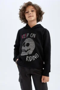 DeFacto Boys' Hooded Sweatshirt - Image 7