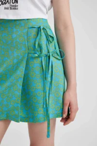 DeFacto Coool A Cut Patterned Mini Skirt Y7977az22sm - Image 4