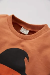 DeFacto Baby Boy Halloween Themed Crew Neck Sweatshirt Y8040a222wn - Image 2