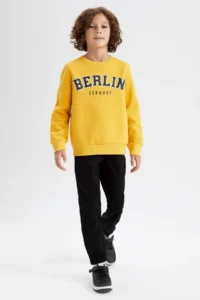 DeFacto Boys' Crew Neck Sweatshirt - Image 2
