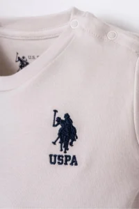 US Polo Assn. US Polo Assn. Baby Summer Top and Bottom Set 100% Cotton T-Shirt & Shorts Set of 2 - Image 2
