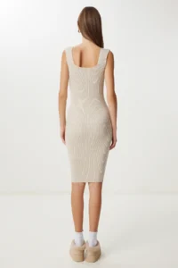Happiness İstanbul Women Stone Knitwear Sweater Dress Set - Image 6