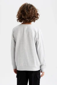 DeFacto Boys' Crew Neck Sweatshirt - Image 3