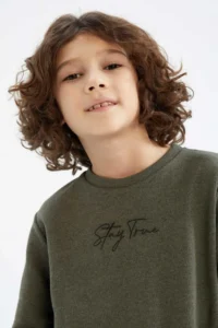 DeFacto Boys' Crew Neck Sweatshirt - Image 4