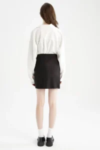 DeFacto Crepe Mini Skirt Z0973az22au - Image 6