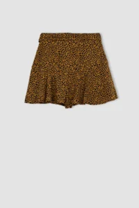 DeFacto Leopard Patterned with flywheel Mini Shorts Skirt Z1313az22au - Image 8
