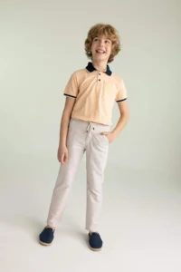 DeFacto Boys' Short Sleeve Polo Shirt T-Shirt - Image 2