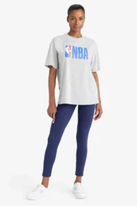 DeFactoFit NBA Boxy Fit Crew Neck Short Sleeve T-Shirt - Image 2