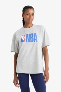 DeFactoFit NBA Boxy Fit Crew Neck Short Sleeve T-Shirt - Image 4