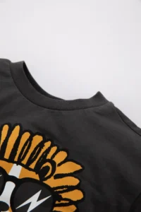 DeFacto Baby Boy Crew Neck Animal Patterned Short Sleeve T-Shirt Z5400a223sm - Image 2