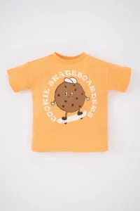 DeFacto Baby Size Short Sleeve Printed T-Shirt Z5490a223sm