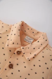DeFacto Baby Boy Printed Pique Short Sleeve T-Shirt Z6835a223sm - Image 2