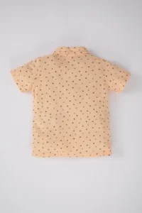 DeFacto Baby Boy Printed Pique Short Sleeve T-Shirt Z6835a223sm - Image 5